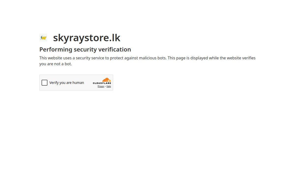 Skyray Electronics Store screenshot